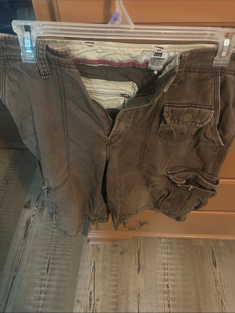 GAP Men's Brown Cargo Shorts with Utility Pockets
